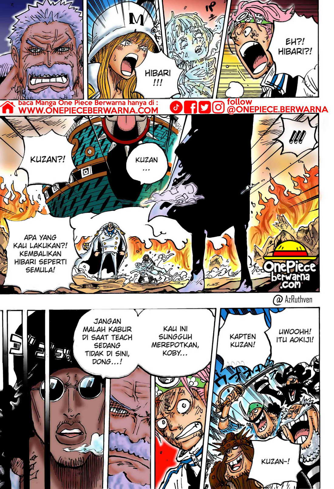 Baca manga komik One Piece Berwarna Bahasa Indonesia HD Chapter 1081